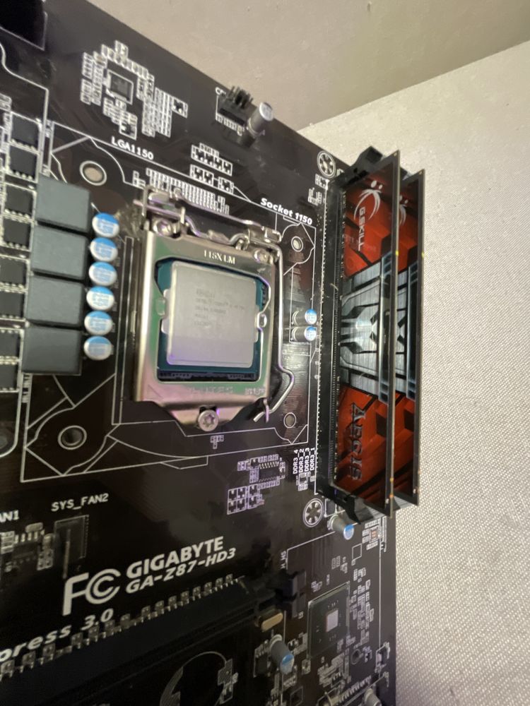 Комплект Gigabyte GA-Z87-HD3+i5-4670K+G.Skill 8Gb (0656)