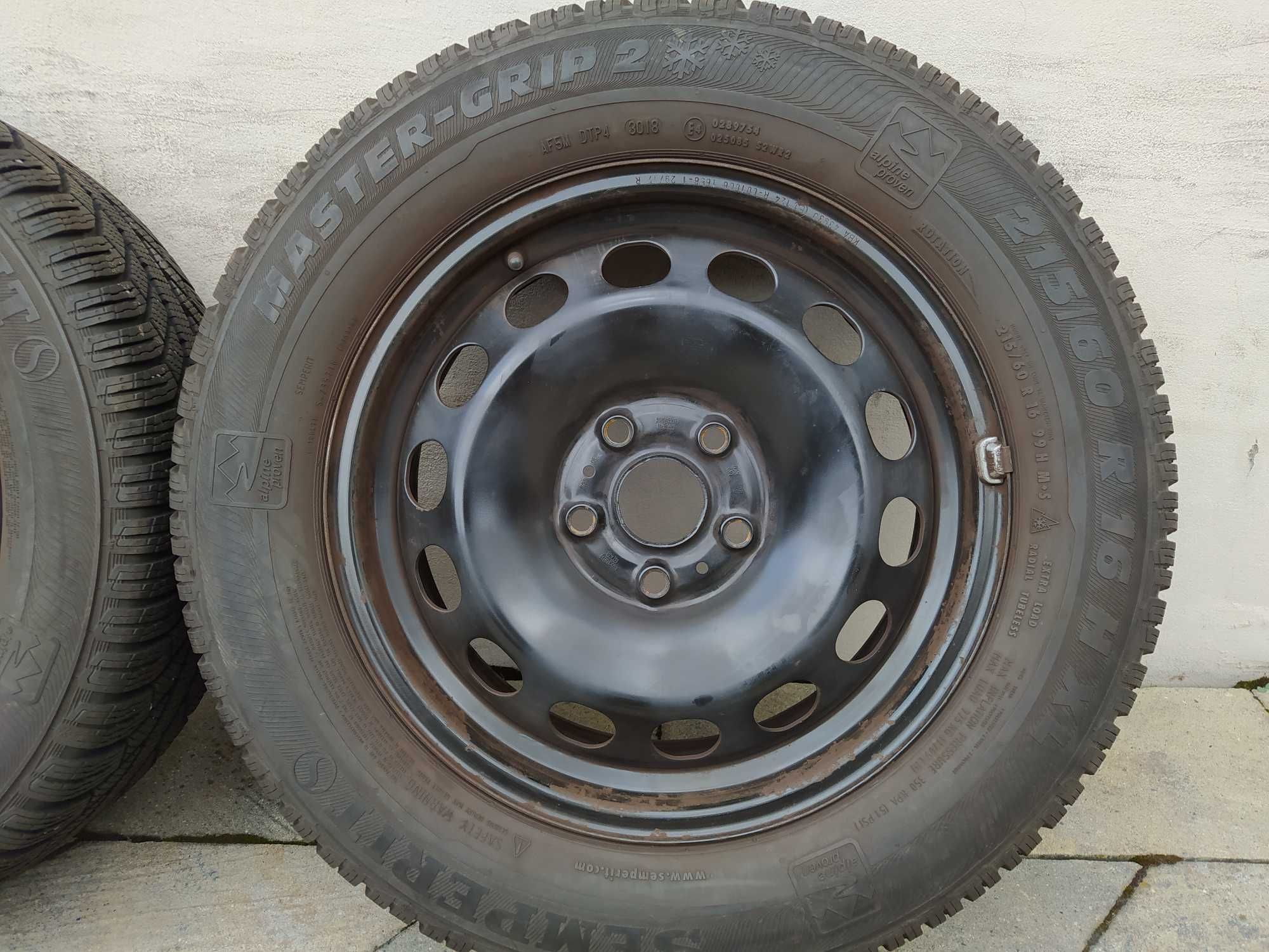 Koła stal 16 Vw 5x112 Passat B8, T-roc Skoda Superb Yeti 215/60R16