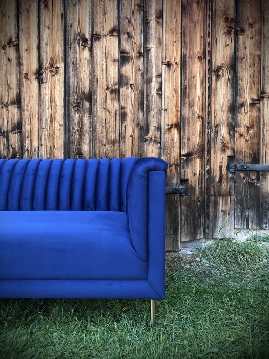 Sofa Kanapa chesterfield loft retro PRL modern salon kolory