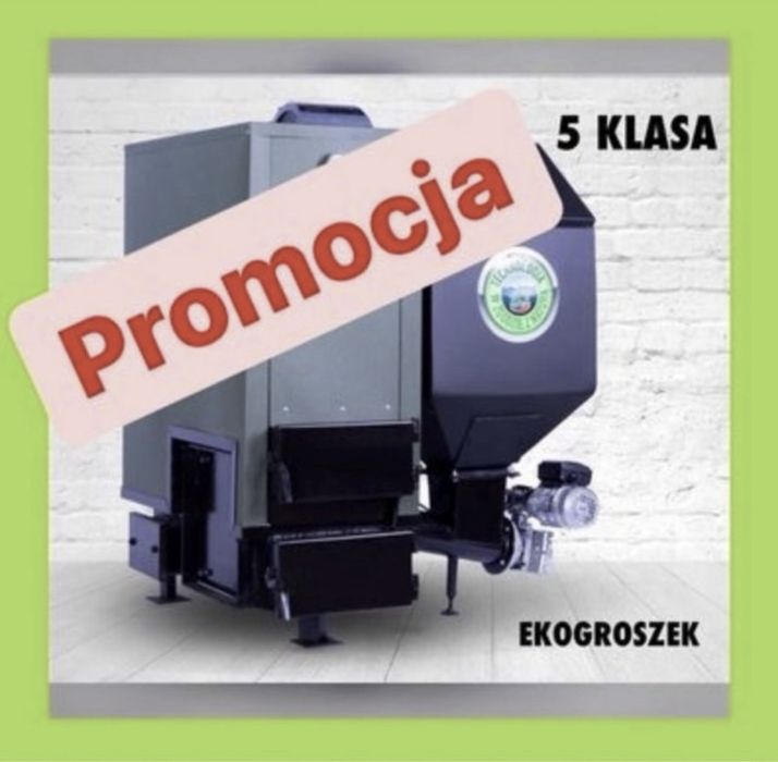 Piec kocioł pellet drewno ekogroszek z podajnikiem dostawa cala Polska