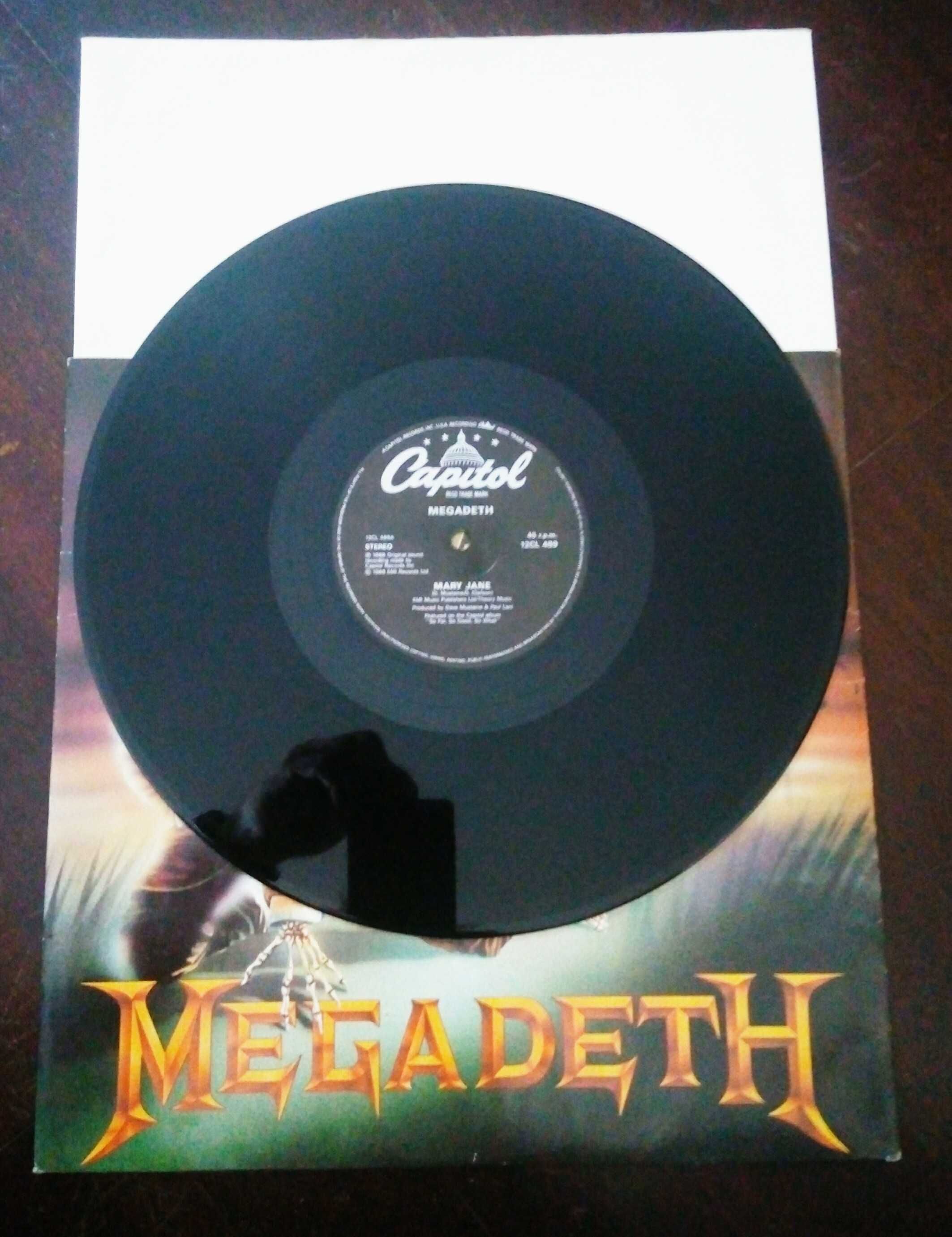Megadeth - " Mary Jane " ... Maxi single em vinil