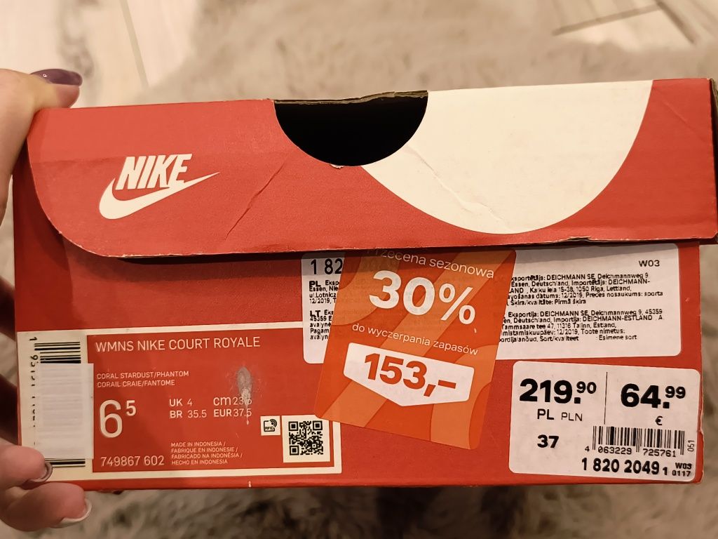 Buty sportowe damskie Nike Court Royale