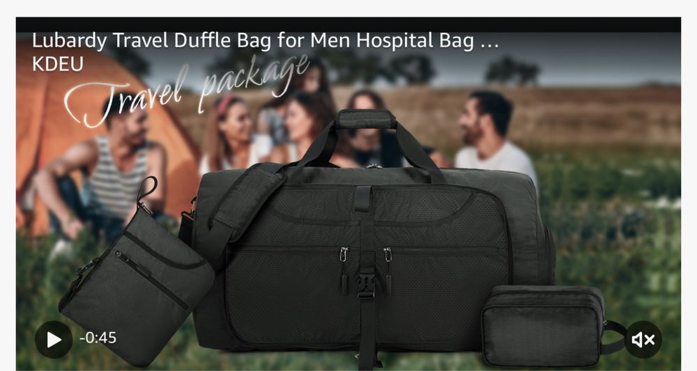 Сумка дорожня велика