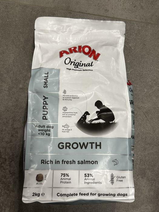 Arion puppy small - łosoś 2 kg