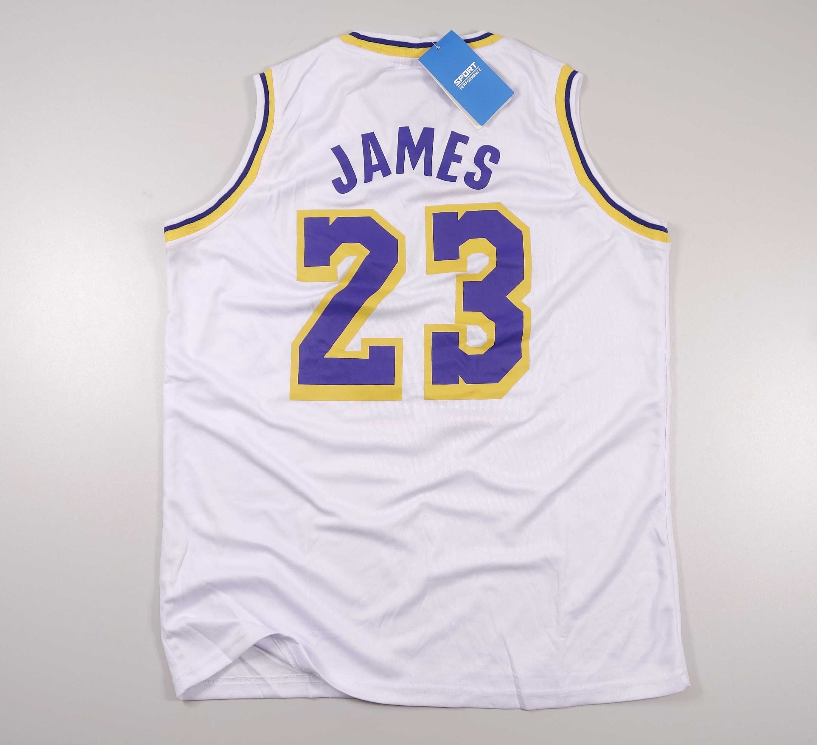 Lakers Los Angeles James 23 NBA Nowa koszulka Męska top tank * L