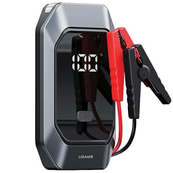 Jumpstarter USAMS Powerbank 8000mAh Rozruch Auta Latarka USB-C
