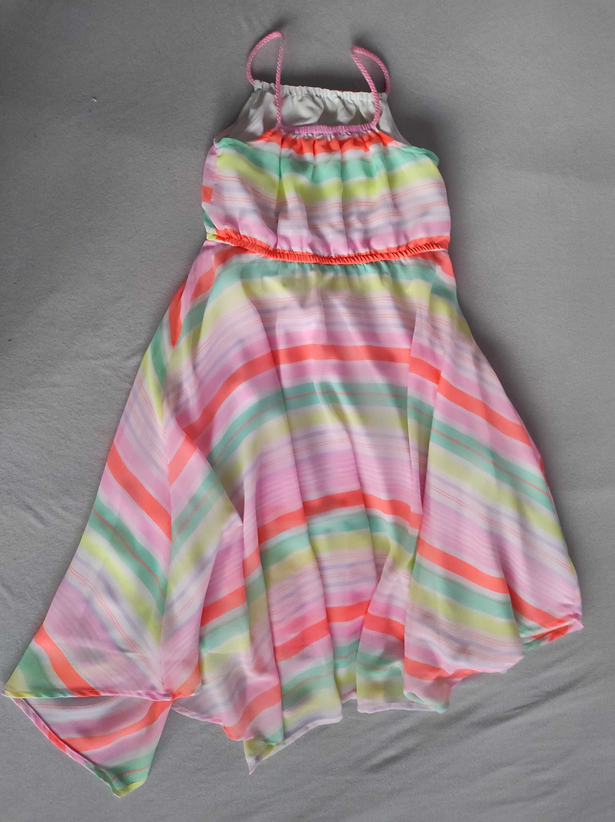 Sukienka letnia 122/128 cm h&m