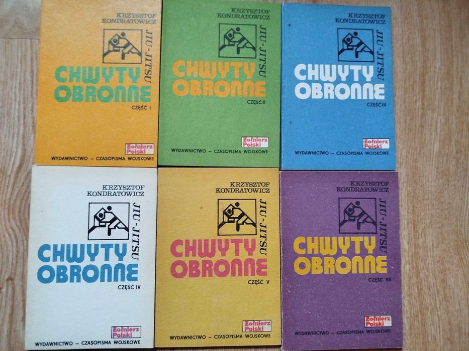 Zestaw 6 książek "Chwyty obronne" Krzysztof Kondratowicz
