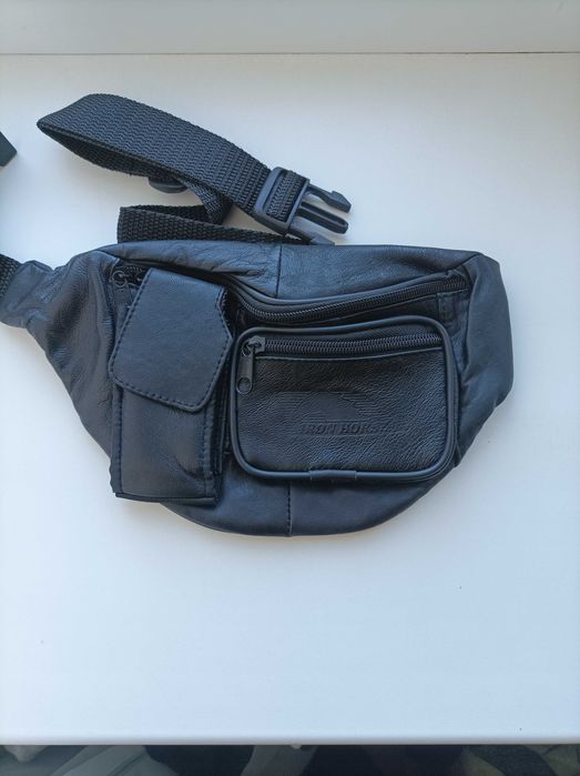 Сумка на пояс Louis шкіряна (мото)