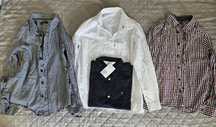 4 koszule h&m, Reserved, 140 i 146.