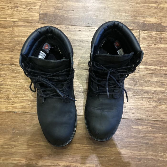 Buty zimowe trapery damskie Timberland czarne skórzane rozmiar 38