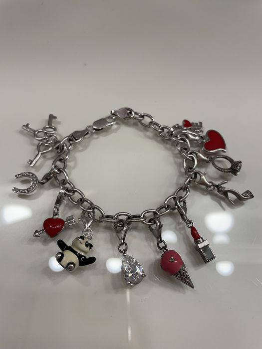 Apart bransoletka srebro z charmsami