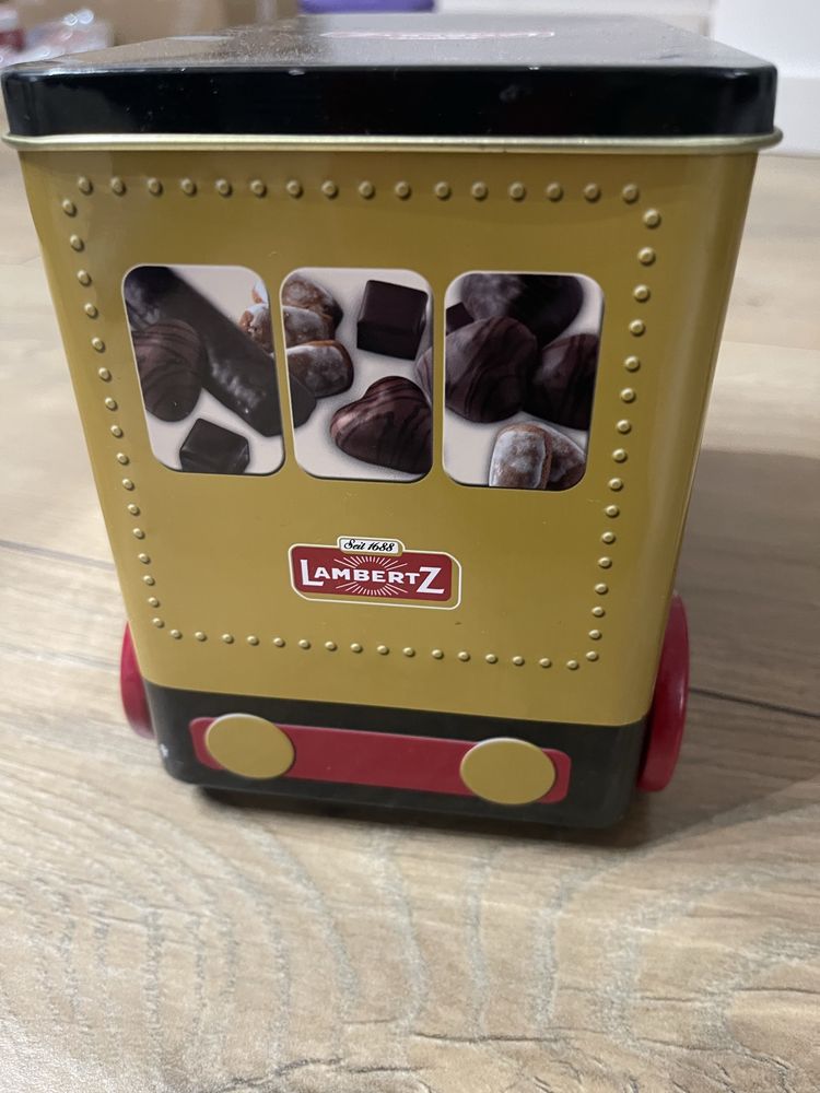 Lokomotywa, pojemnik na ciastka, cukierki, duża