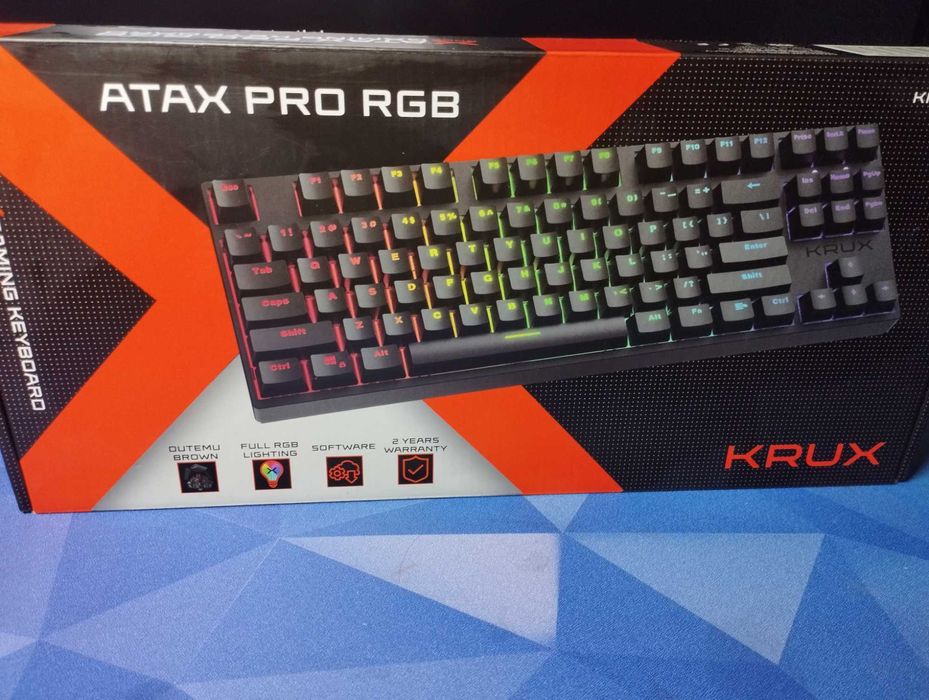 Klawiatura KRUX Atax Pro RGB Brown