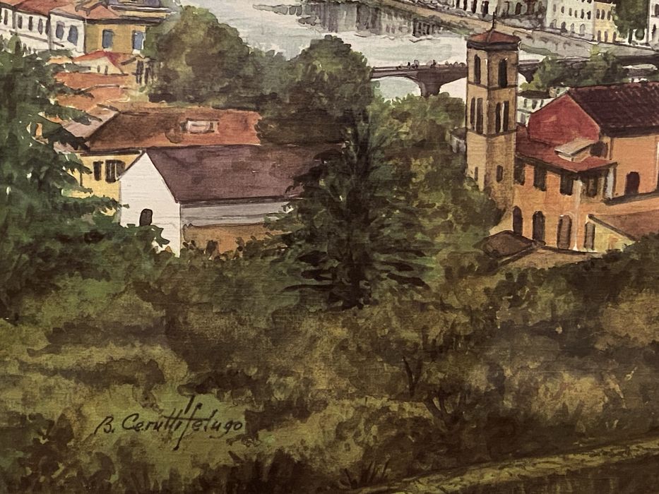 Картина Флоренция B Cerutti Felugo