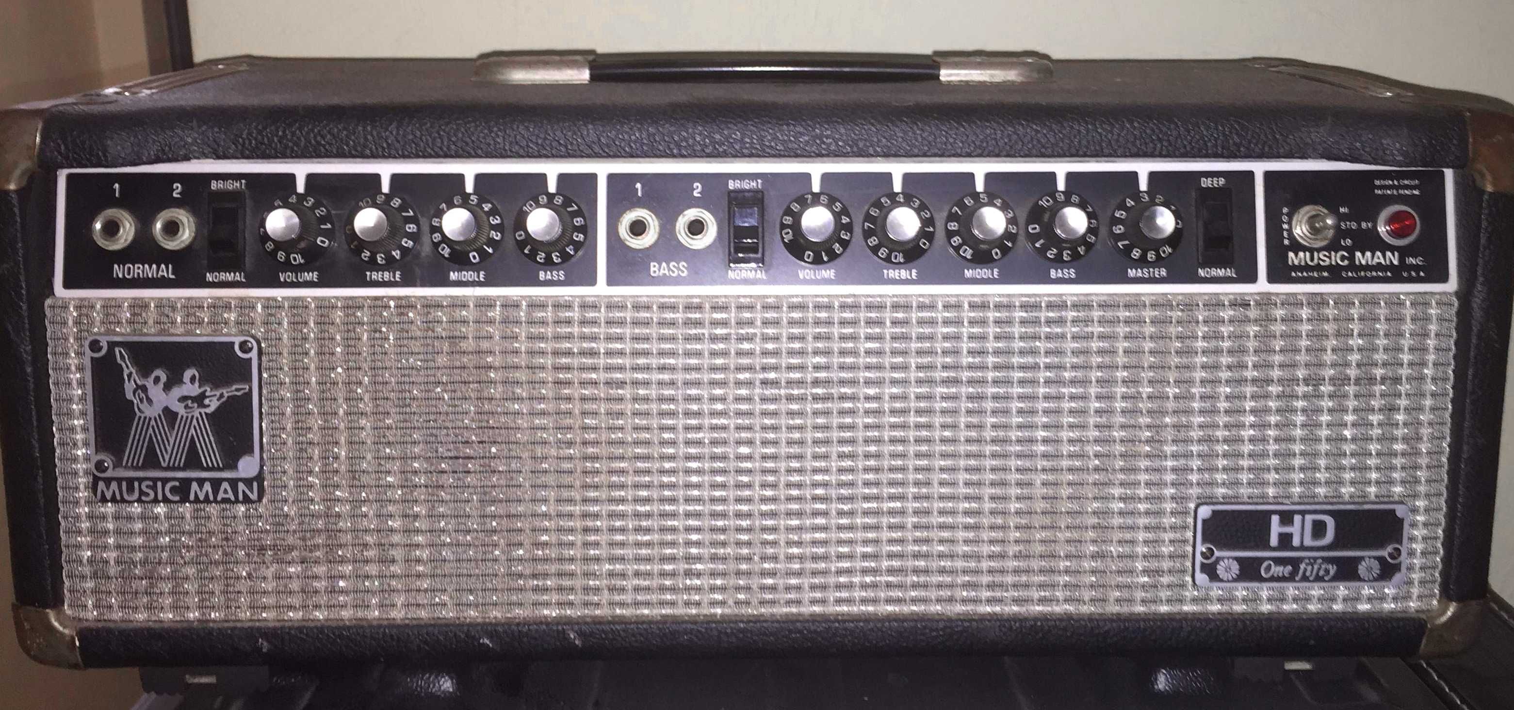 Amplificador Baixo / Guitarra MusicMan 150HD - USA Vintage Anos 70/80