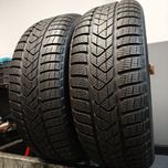 215/60/16 Sprzedam parę opon zimowych Pirelli