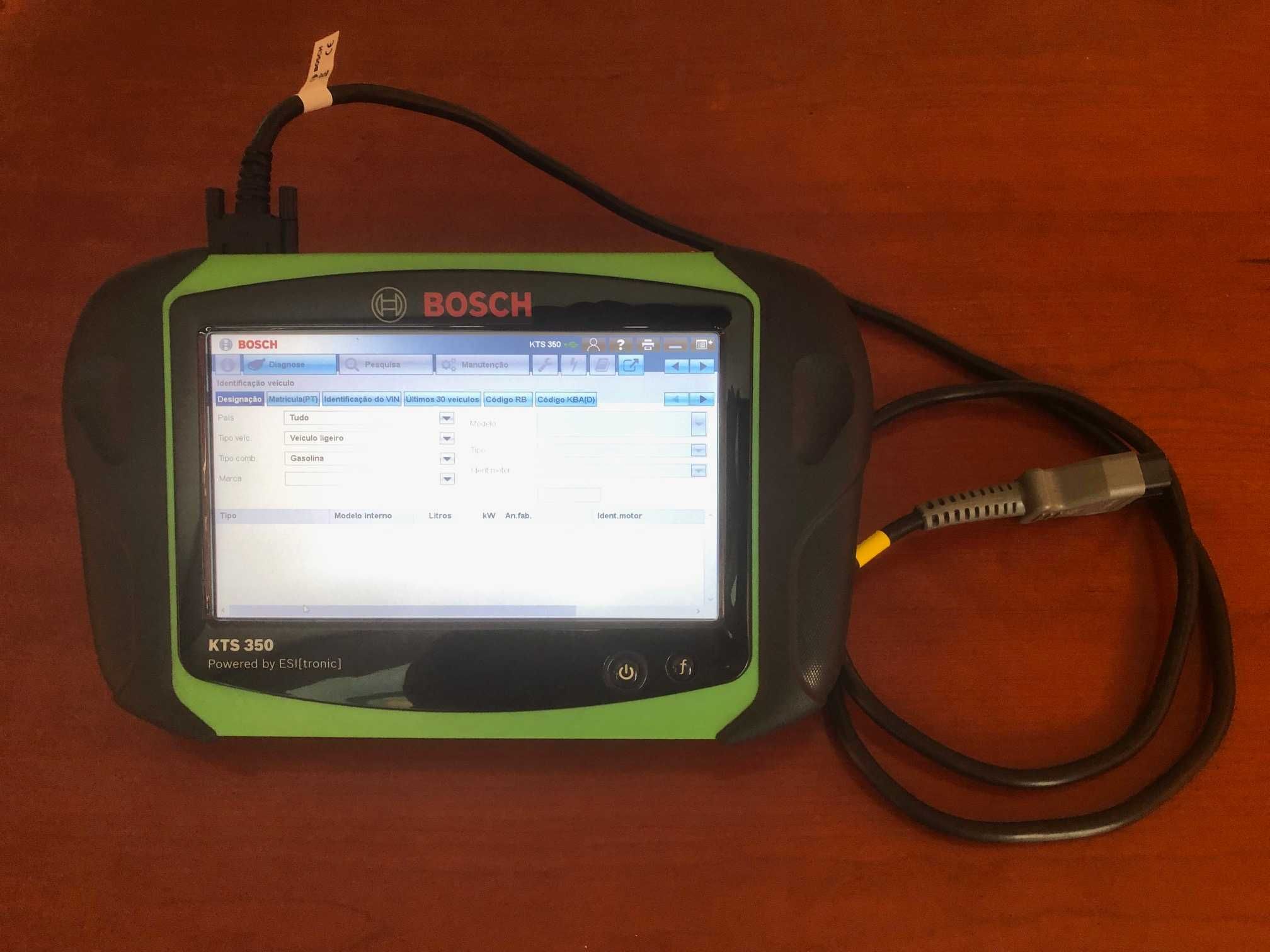 Vendo ou troco por carro ou moto -Bosch KTS 350 Sistema de Diagnóstico