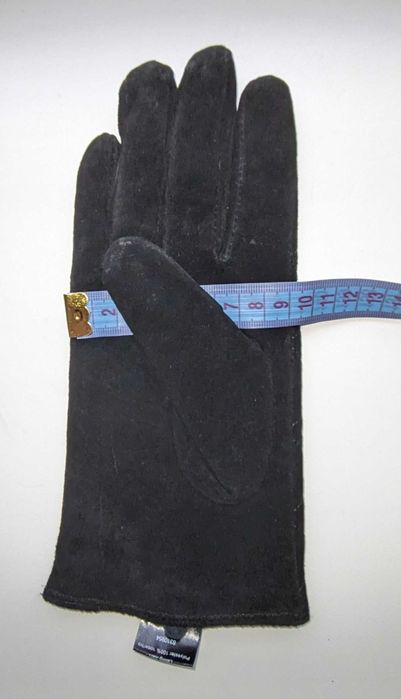 Жіночі замшеві рукавички розмір 7 / S / 18 см