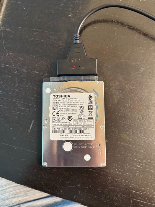 Хард диск HDD Hard TOSHIBA 1TB 2.5 до ноутбука