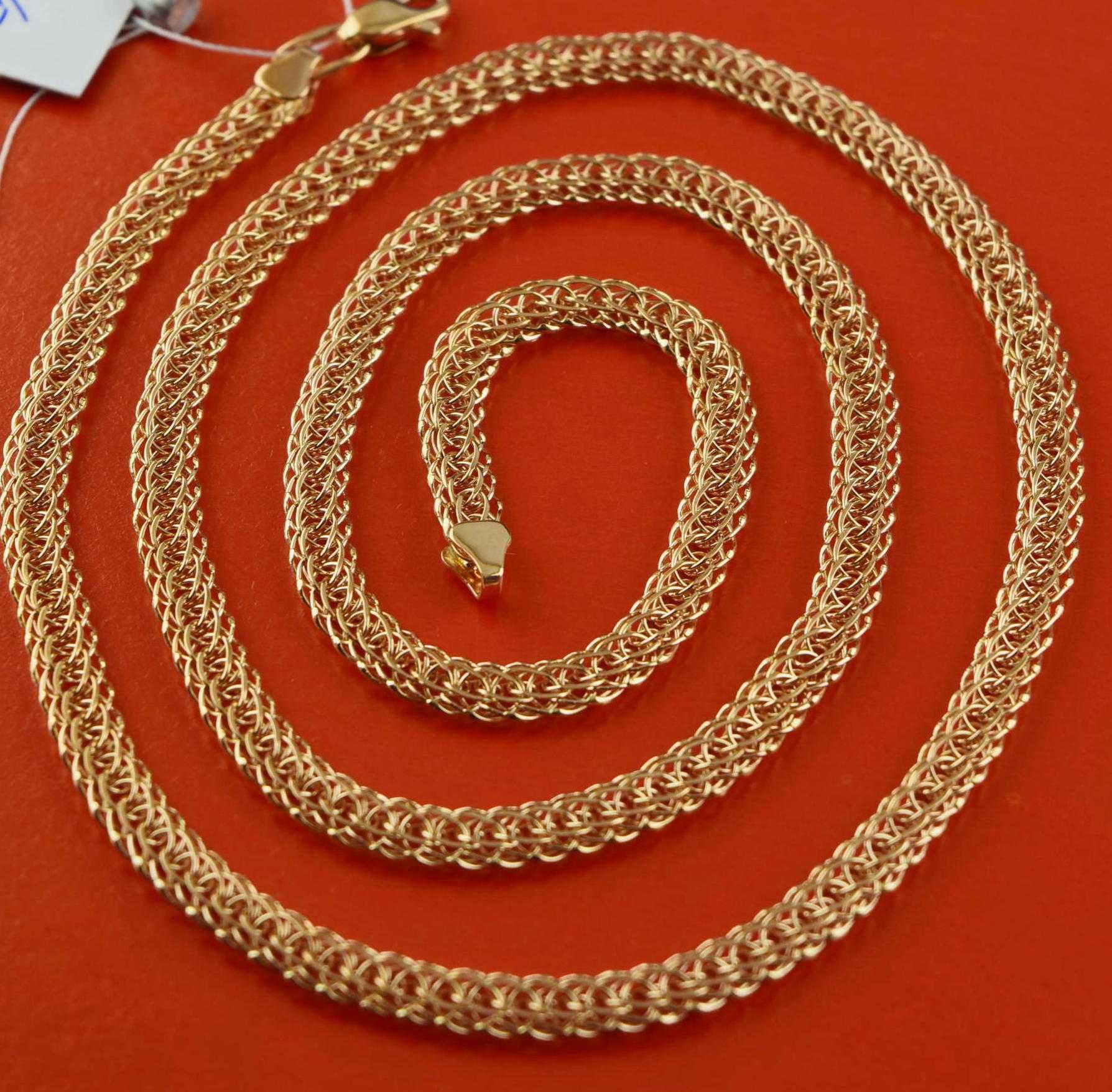 ‼Золотая цепочка цепь 13,75 гр 60 см Золотий ланцюг Золото 585*