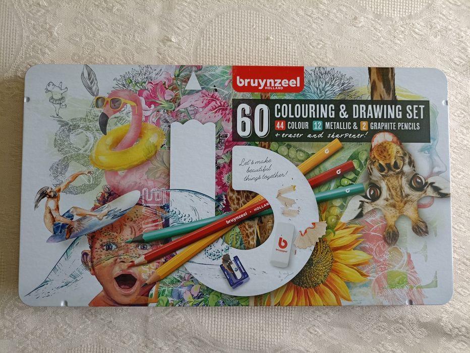 Zestaw 60 kredek Bruynzeel