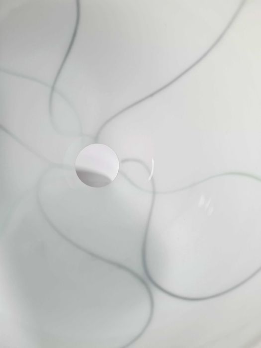 Klosz do lampy new look lata 50 PRL, malowany