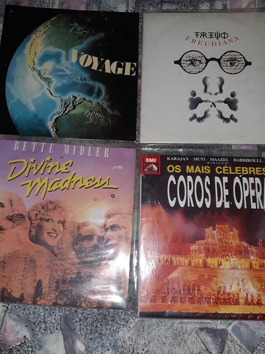 Vários discos vinil LP mostro sem compromisso