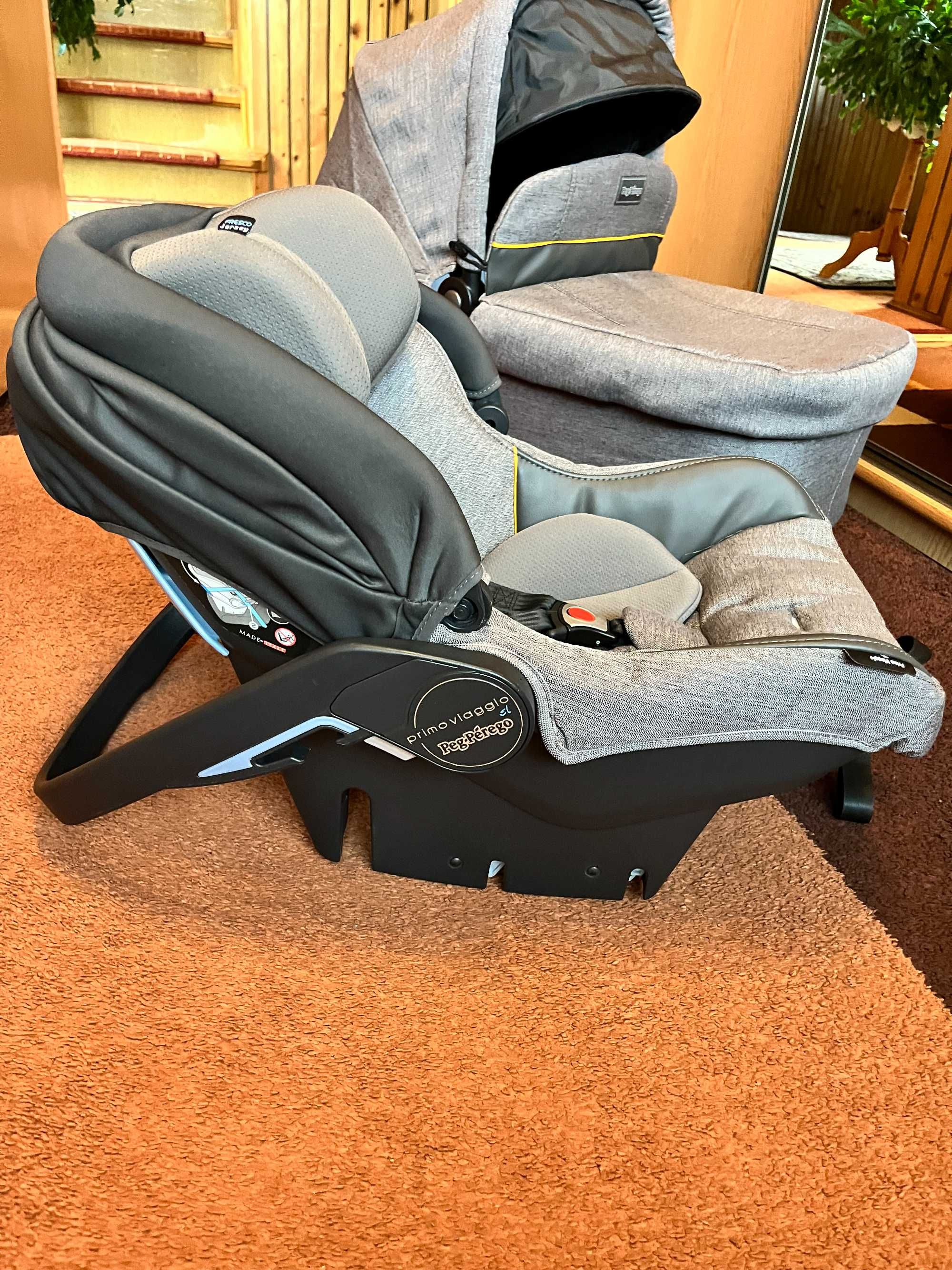 Wózek 3w1 Peg Perego Book Plus S + podstawka dla rodzeństwa
