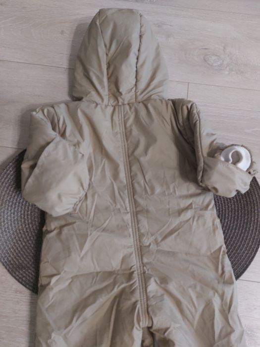 Комбінезон-трансформер дитячий бежевий 0-12 місяців (56-80 см.)