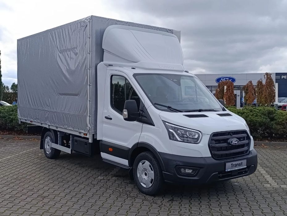 Ford Transit podwozie plandeka  Ford Transit podwozie L4 + PLANDEKA! 165 KM