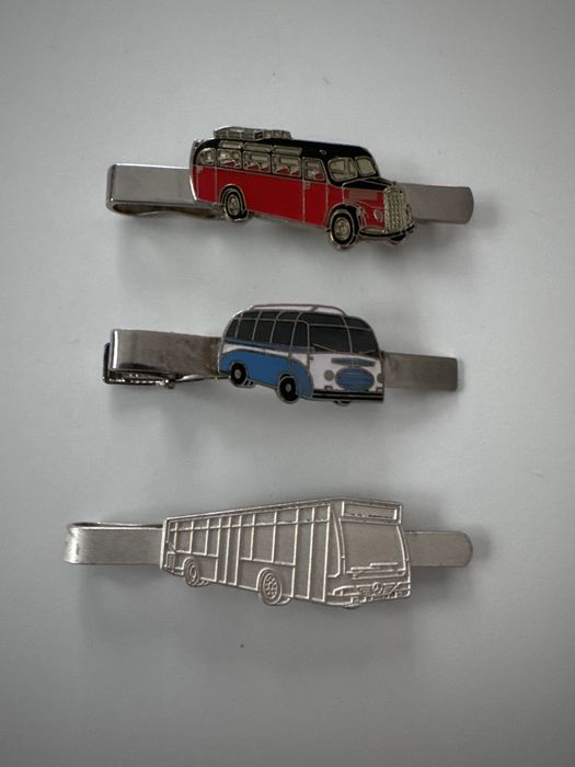 Stare spinki do krawata ogorek jelcz autobus