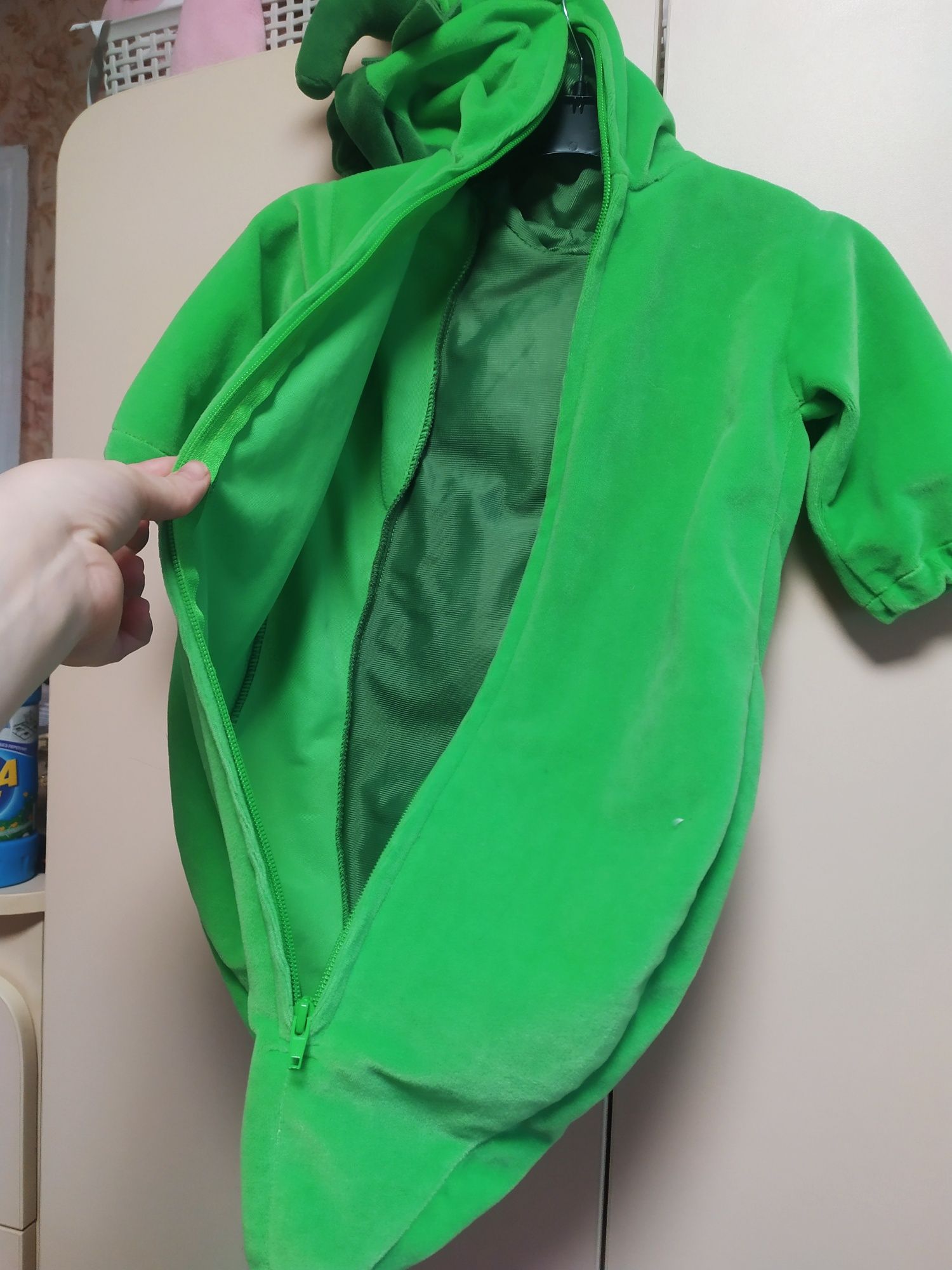 Карнавальный костюм Горошек Зелёный человечек новогодний костюм