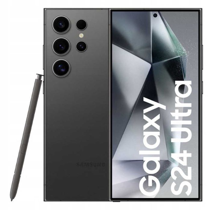 NOWY Samsung Galaxy S24 Ultra 5G 12/256GB Dual Sim Czarny WYSYŁKA