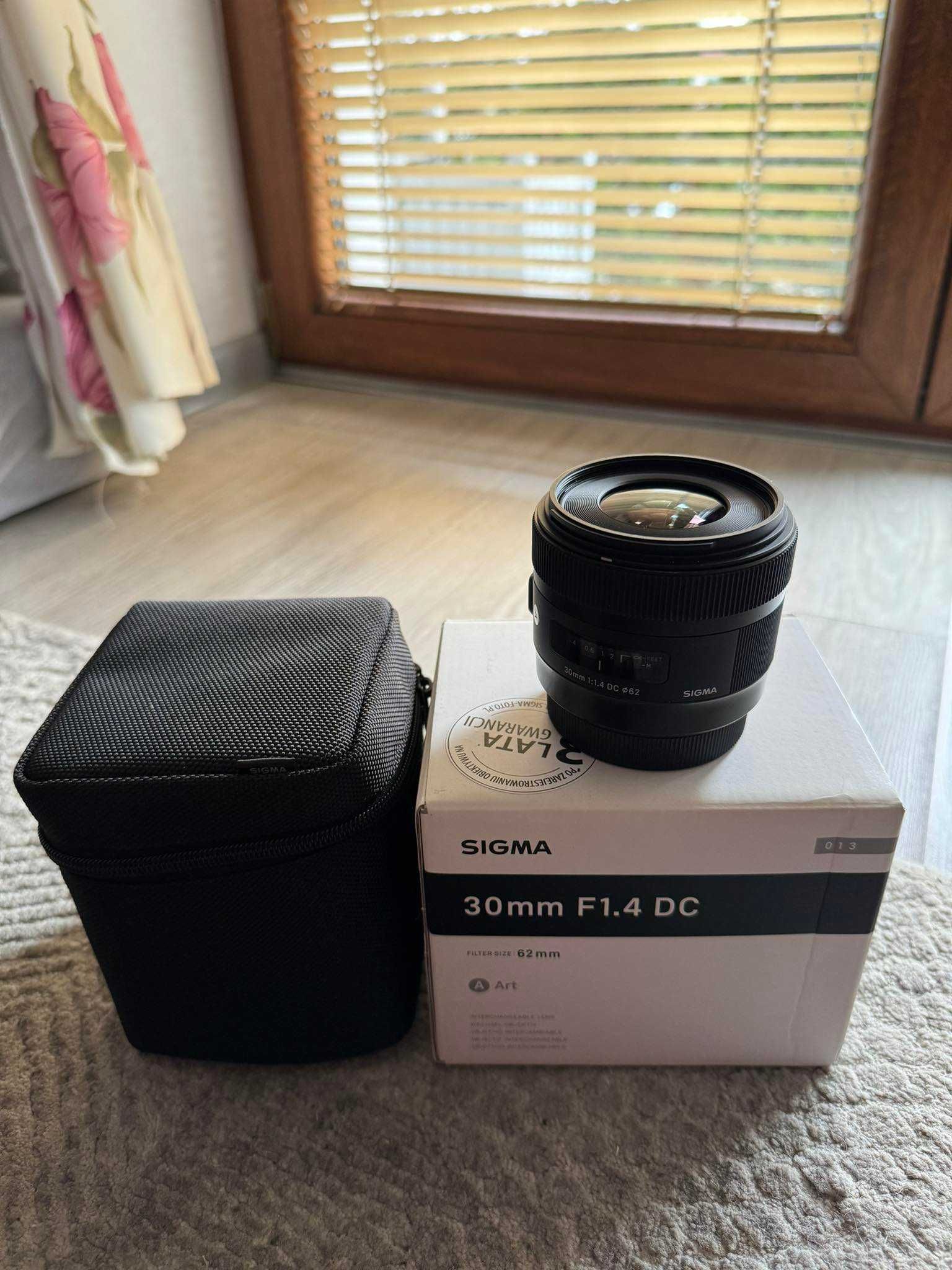 Obiektyw Sigma Canon EF 30MM F/1.4 DC HSM ART
