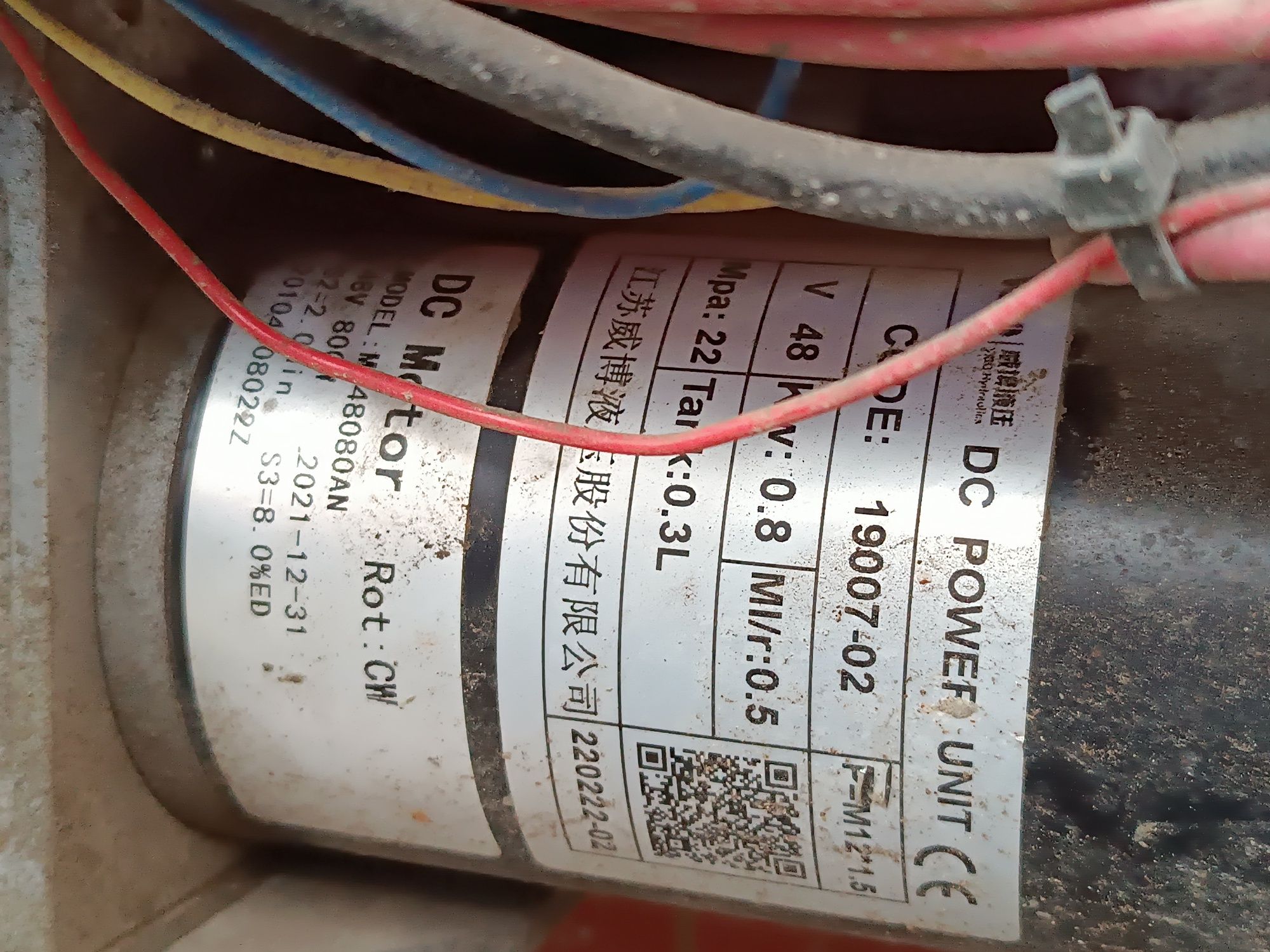 Paleciak elektryczny do naprawy do przeglądu na części