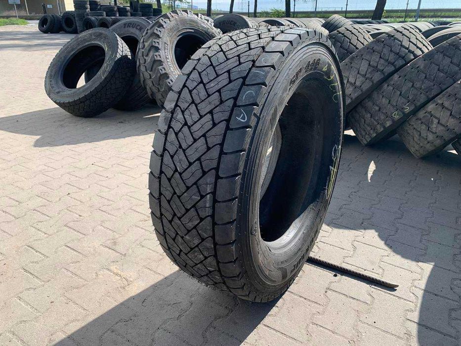Opona używana ciężarowa napędowa 315/60R22.5 DUNLOP SP446 100% BIEŻNIK