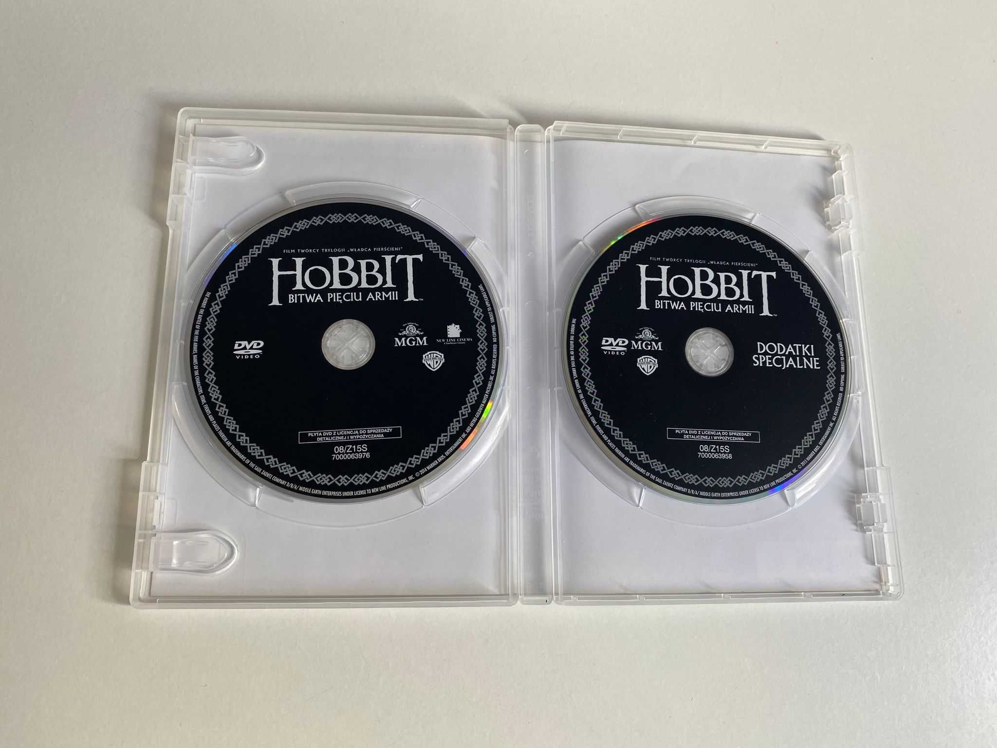 Filmy DVD Hobbit & Władca Pierścieni 1-3 Trylogia Edycja Dwupłytowa