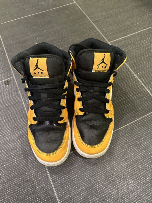 Nike air jordan 1 mid taxi кросівки, хайтопи