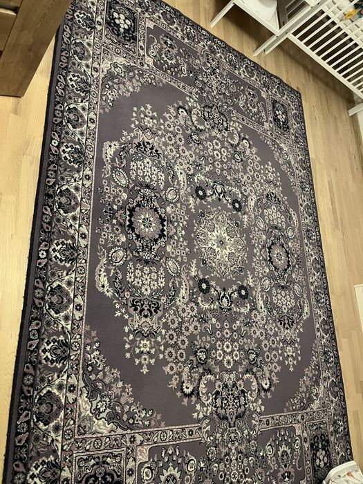 Fioletowy dywan PO PRANIU, 3 m x 2 m