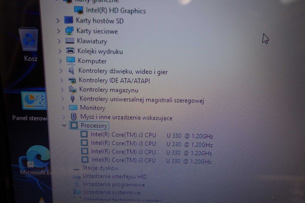 Laptop Używany Toshiba T230 13,3" HD i3 8GB 128SSHD Win11 GW FV