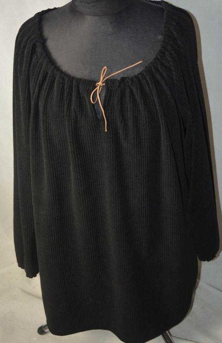 Sztruksowa tunika Made in Italy plus size uniwersalny