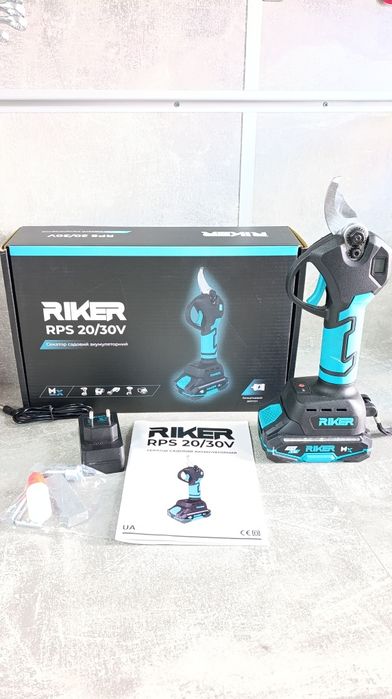 Секатор акумуляторний садовий RIKER RPS 20/30V MX серії з 1 АКБ і 1зп.