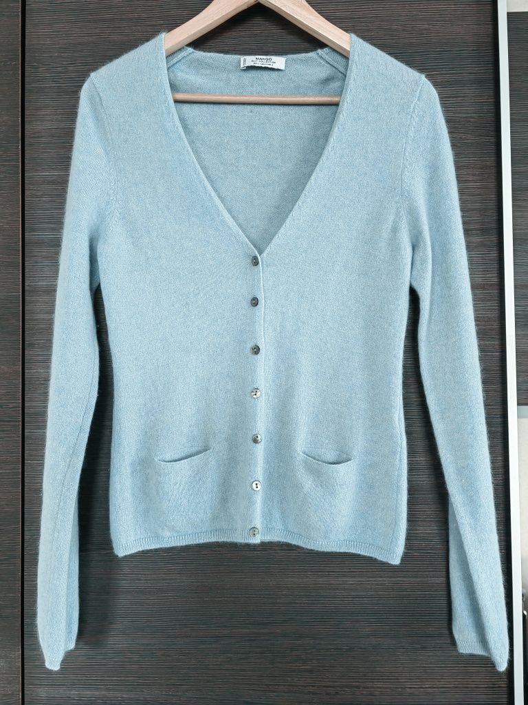 Sweter kardigan kaszmirowy S/M