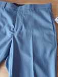 NOWE Niebieskie spodnie męskie eleganckie garnitur 48 skinny fit