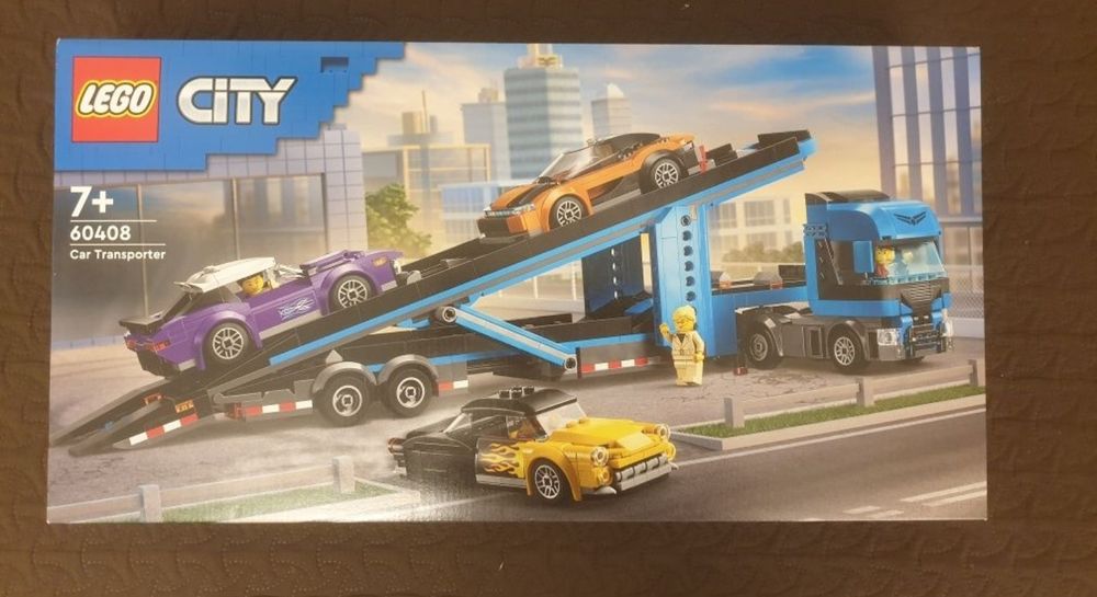 Lego City 60408 Laweta z samochodami sportowymi