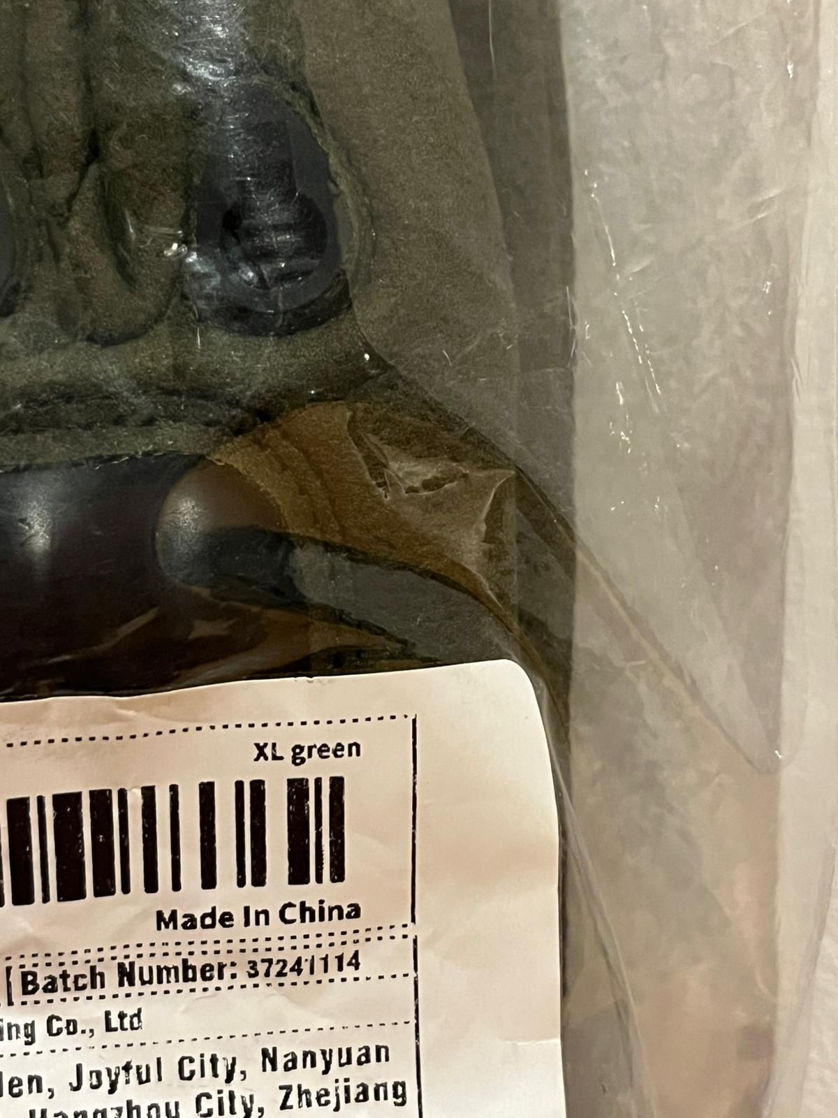 Luvas tamanho xl verde escuras, novas