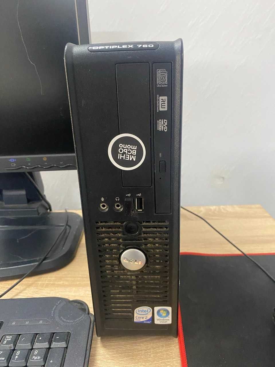 Комп'ютер Dell Optiplex 760 монітор IBM 160 Gb Intel Core 2 Duo 3Gb