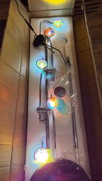 Nowa lampa podłogowa led projektor 12 W 4000K 170 cm