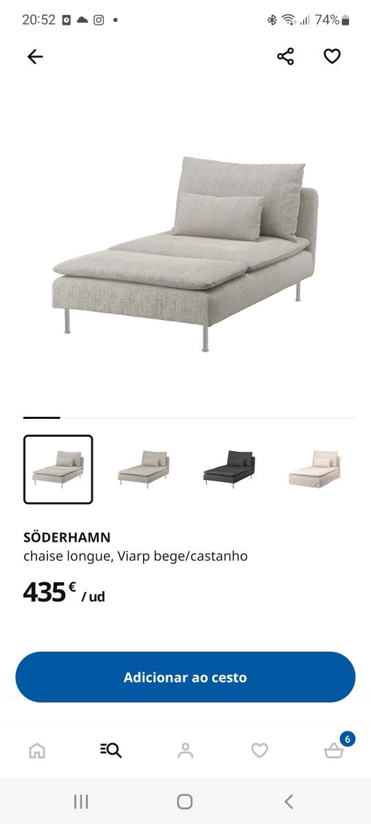 Chaise longue soderhamn